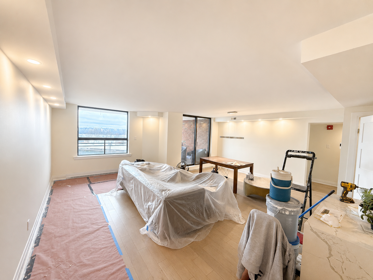 Before — Ottawa condo during professional interior painting